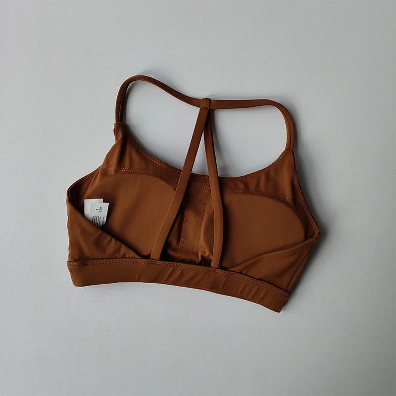 Soutien-gorge de sport dos nu pour femmes - Antichoc fitness, yoga, course séchage rapide