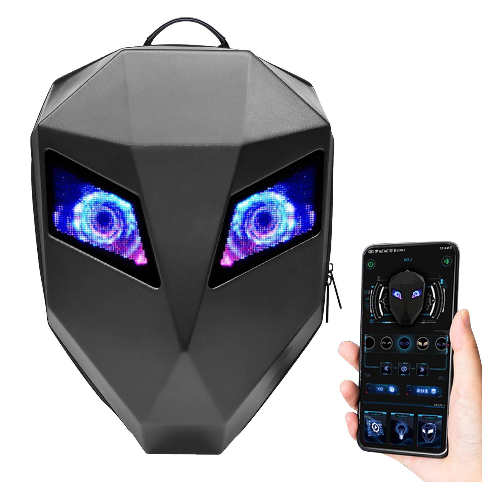 Sac à dos de cyclisme LED polyvalent, sac à dos de moto, équipé de sangles réglables, sac de bagages
