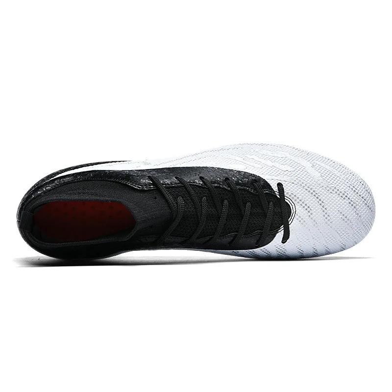 Nouveaux hommes Sport chaussures de Football formation garçons bottes de Football en plein air adult