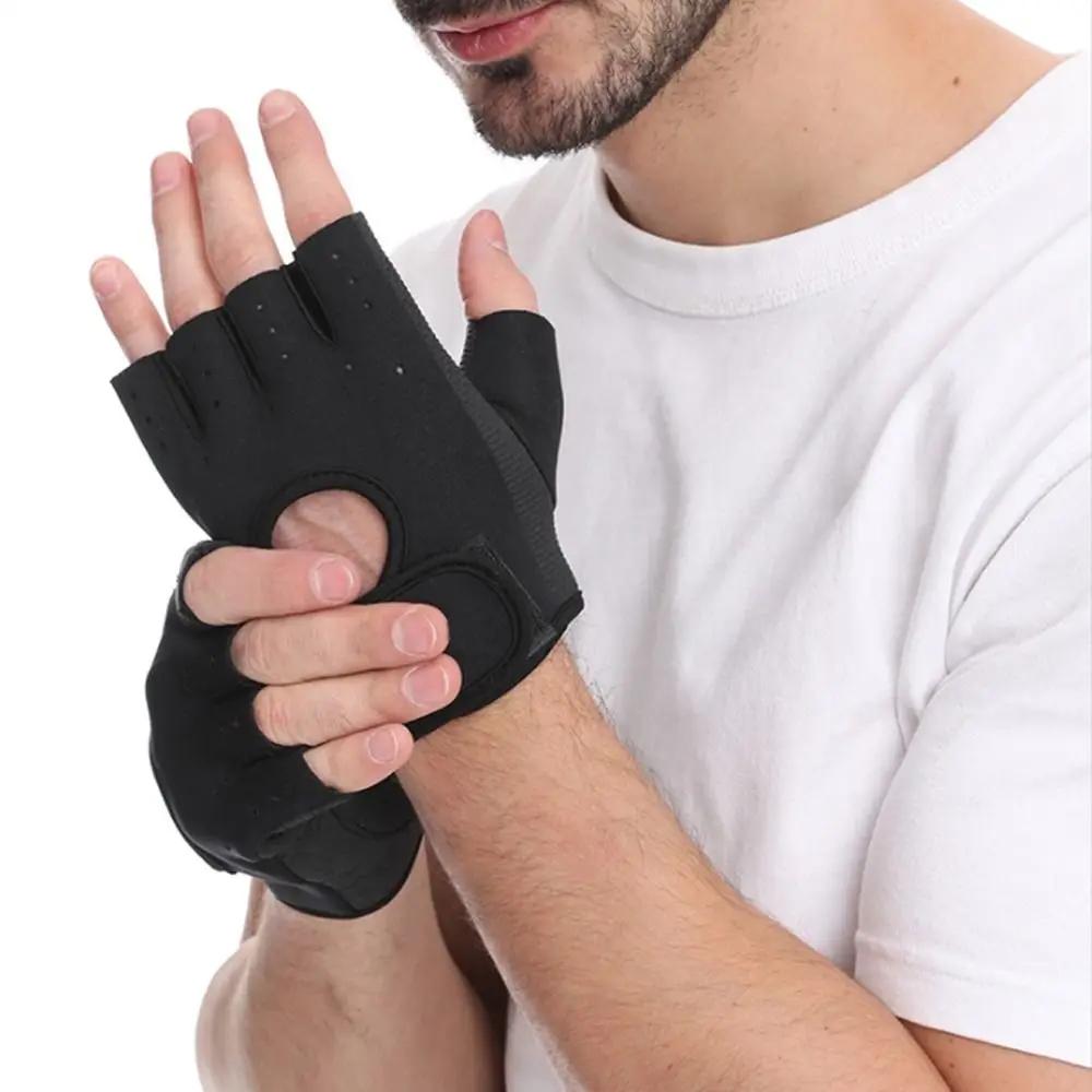 WePackage-Gants de levage demi-doigts pour hommes et femmes, gants de fitness respirants, coussin de