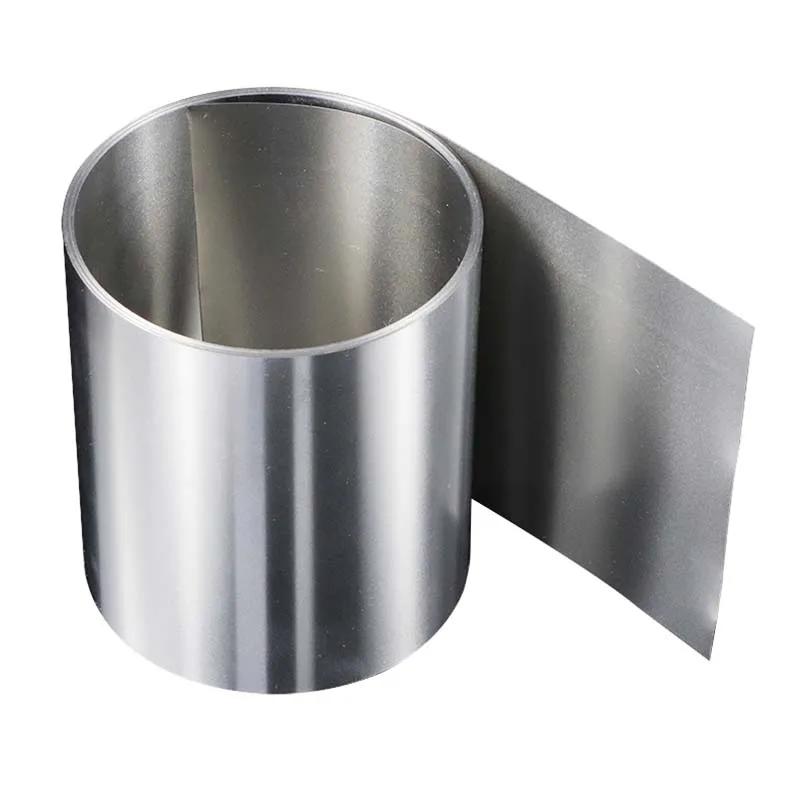 Bande de tôle en acier inoxydable 304, 1 mètre, épaisseur 0,01 0,02 0,05 0,1 0,2 0,3 0,4 0,5 mm