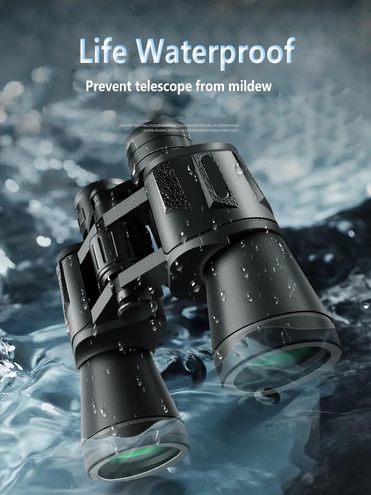 50000M militaire allemand 20X50 Zoom HD BAK4-Prism jumelles puissantes télescope professionnel longu