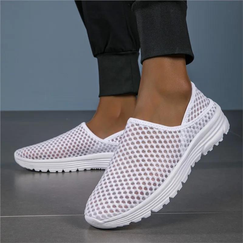 Baskets femme mode plateforme sans lacets - Sneakers décontractées douces nouvelles zapatos de mujer tendance