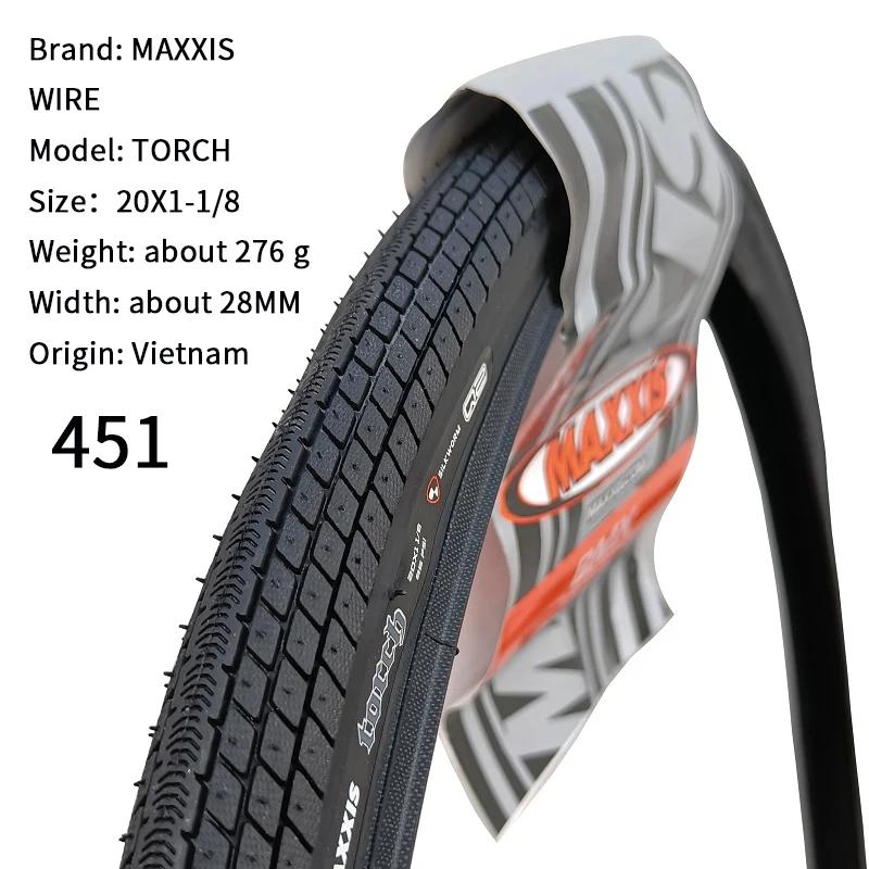 MAXXIS – pneu de vélo à fil de traction, détecteur de groupe, BMX 451 406, 20 pouces