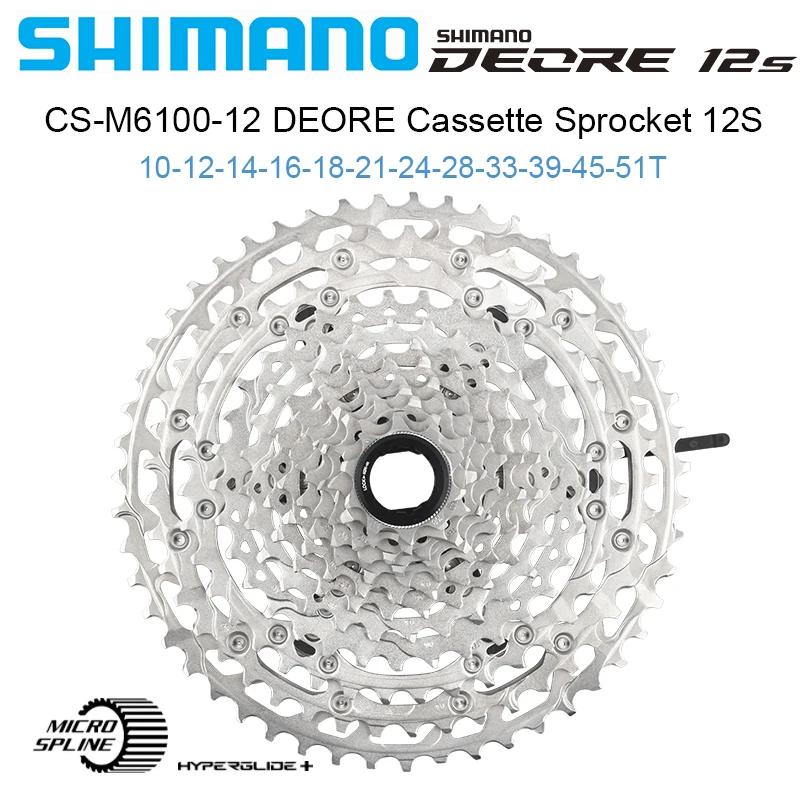SHIMANO Deore M6100 Cassette 12 vitesses VTT volant 12V Variable 12 vitesses volant 12S 10-51T M6100