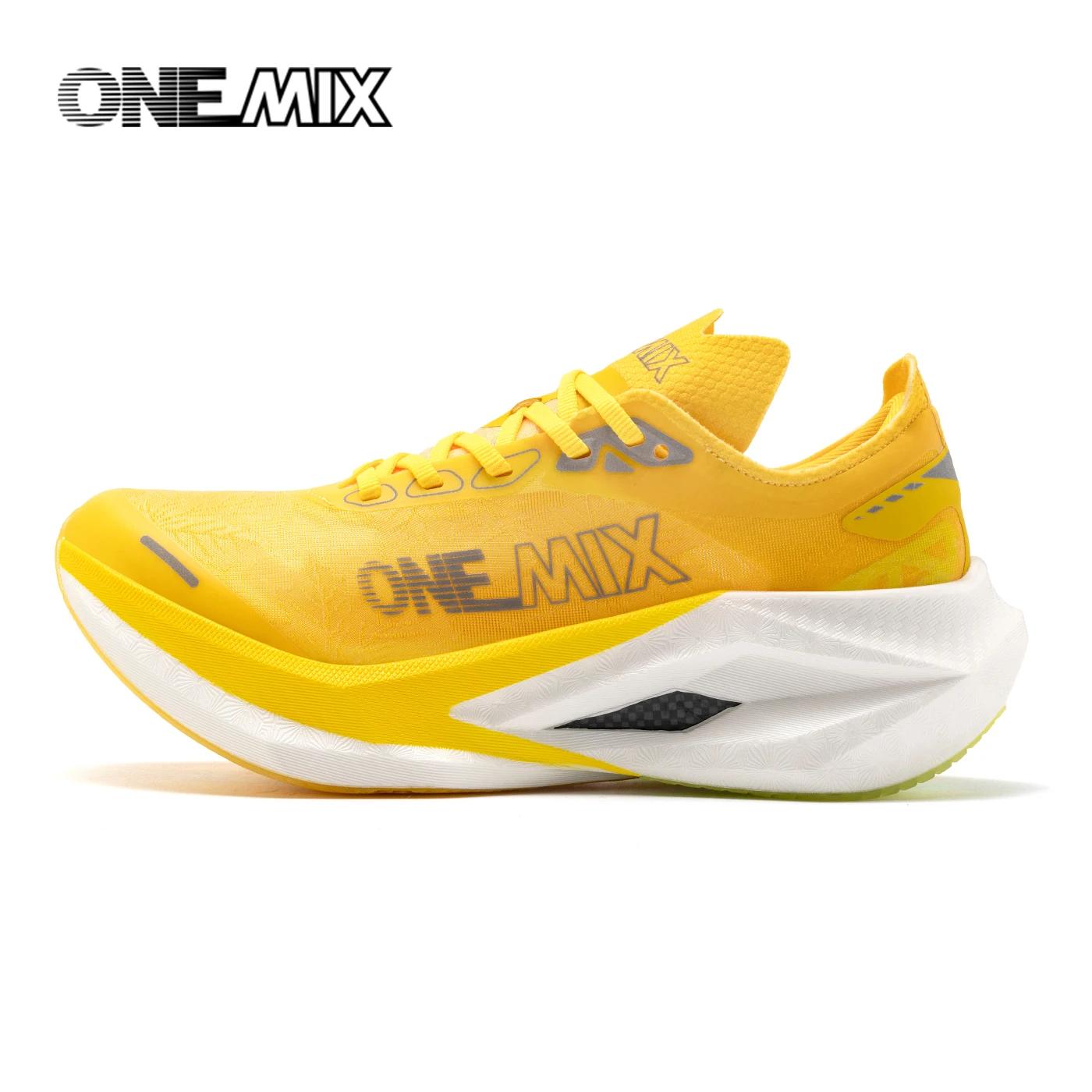 ONEMIX professionnel Marathon course course chaussures d'entraînement hommes pleine longueur Absorpt