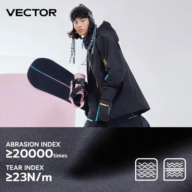 VECTOR-Haut de ski en coton pour hommes et femmes, imperméable et durable, chaud 506, double planche
