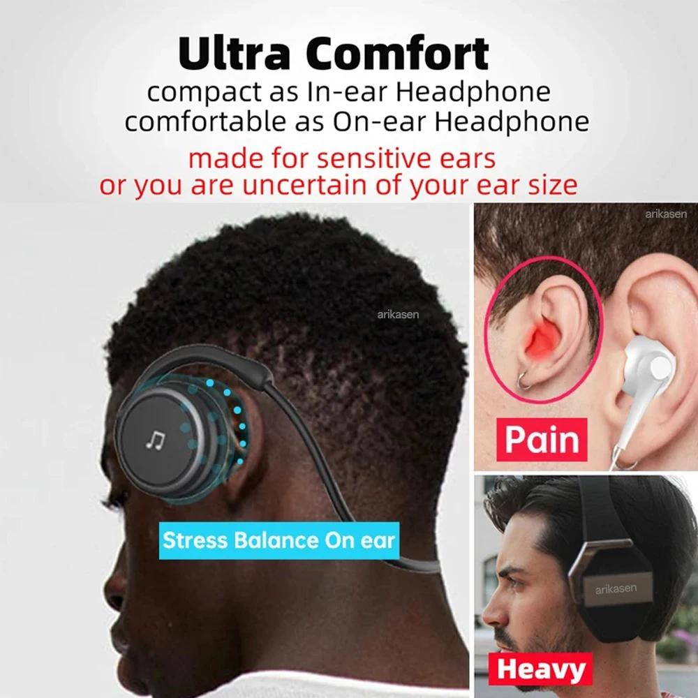 A6 petits écouteurs Bluetooth enrouler autour de la tête écouteurs sans fil confortables casques Blu