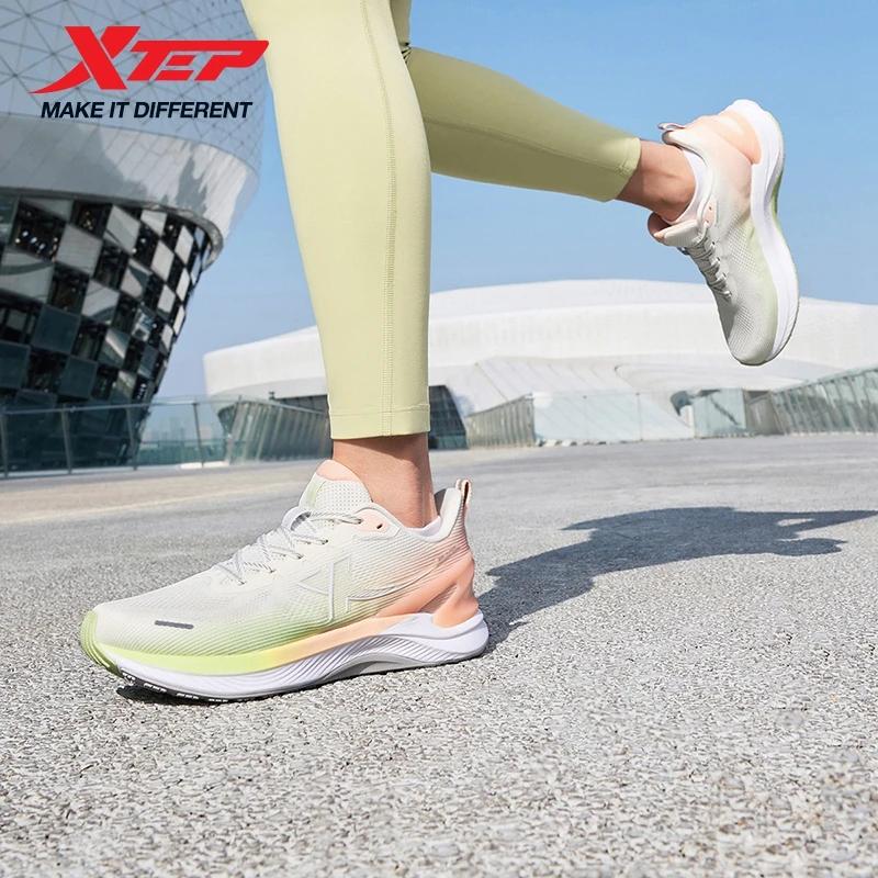 Chaussures de course Xtep Lingbu ET femme baskets sport professionnelles absorbant chocs printemps 2025