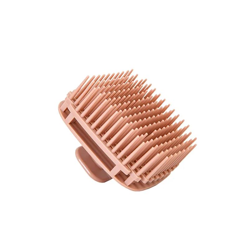 Brosse à shampoing en Silicone, peigne de Massage du cuir chevelu, peigne de lavage des cheveux, Mas