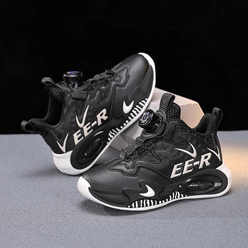 Baskets enfants chaussures de basket-ball décontractées pour enfants chaussures de sport montantes p