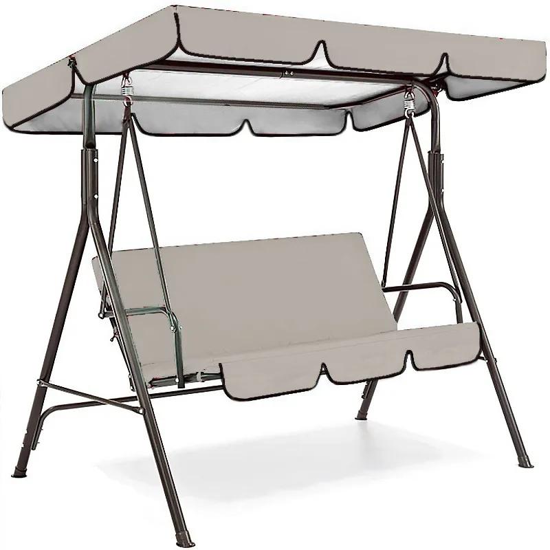 Juste de pluie plissée pour chaise pivotante de terrasse, housse anti-poussière pour parc extérieur,