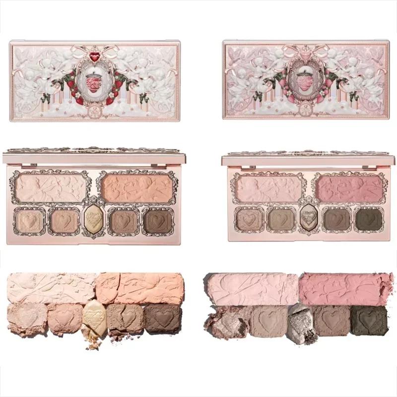 Kit de maquillage complet de la collection Flower Know Strawberry Cupid, palette visage professionne