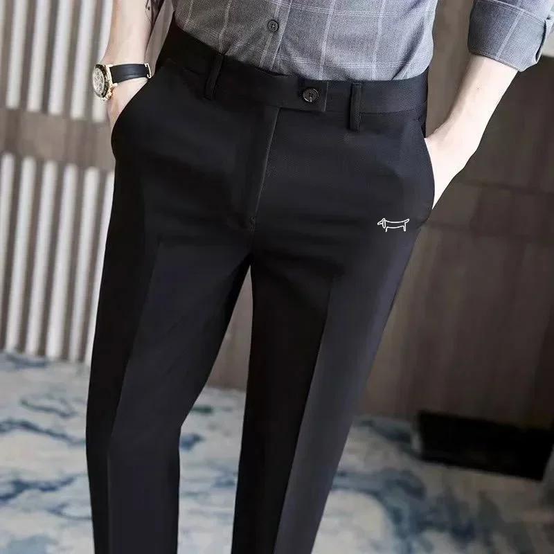 Hommes pantalons de Golf coupe ajustée drapé pantalon de Golf décontracté hommes Version coréenne co
