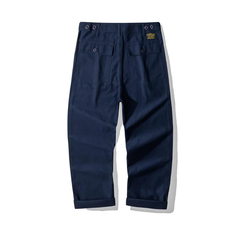 Pantalon American Vintage OG-107 pour homme, 100% coton, satiné lavé, poids lourd, pantalon de trava