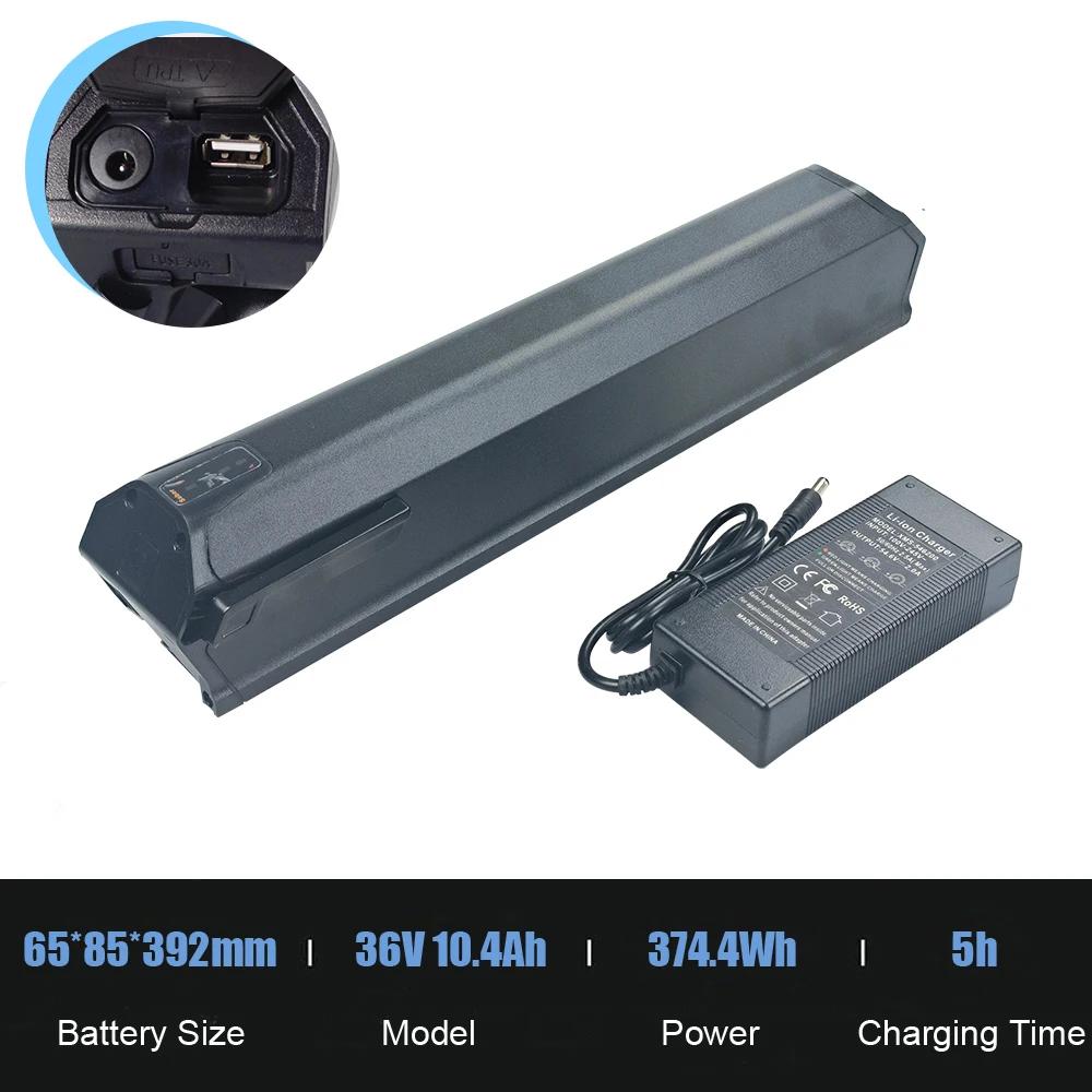 Batterie de vélo électrique Saber Plus 36V 10.4Ah 11.6Ah 13Ah 14Ah 15.6Ah 48V 17Ah batterie intégrée