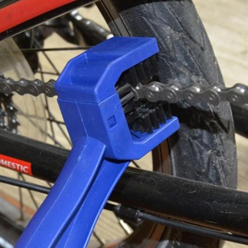 Nouveau cyclisme Moto vélo chaîne propre brosse engrenage Grunge brosse vélo Moto brosse propre chaî