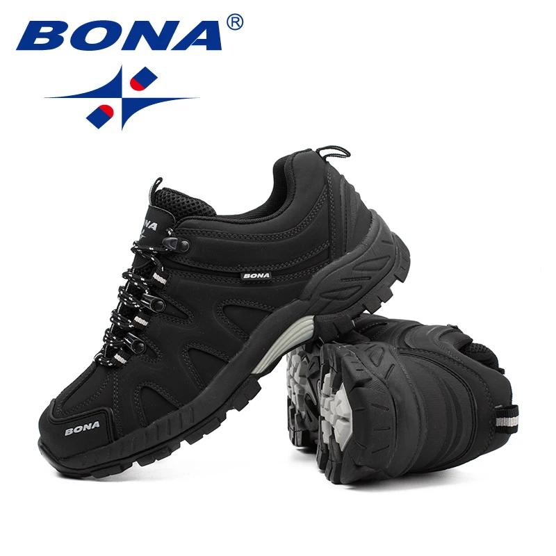 BONA nouveauté Style classique hommes chaussures de randonnée à lacets hommes chaussures de Sport en