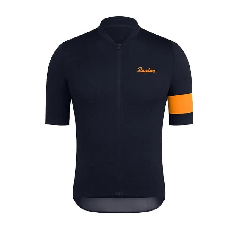 Raudax 2025 hommes à manches courtes maillot ensembles Ropa Ciclismo Hombre été cyclisme vêtements T