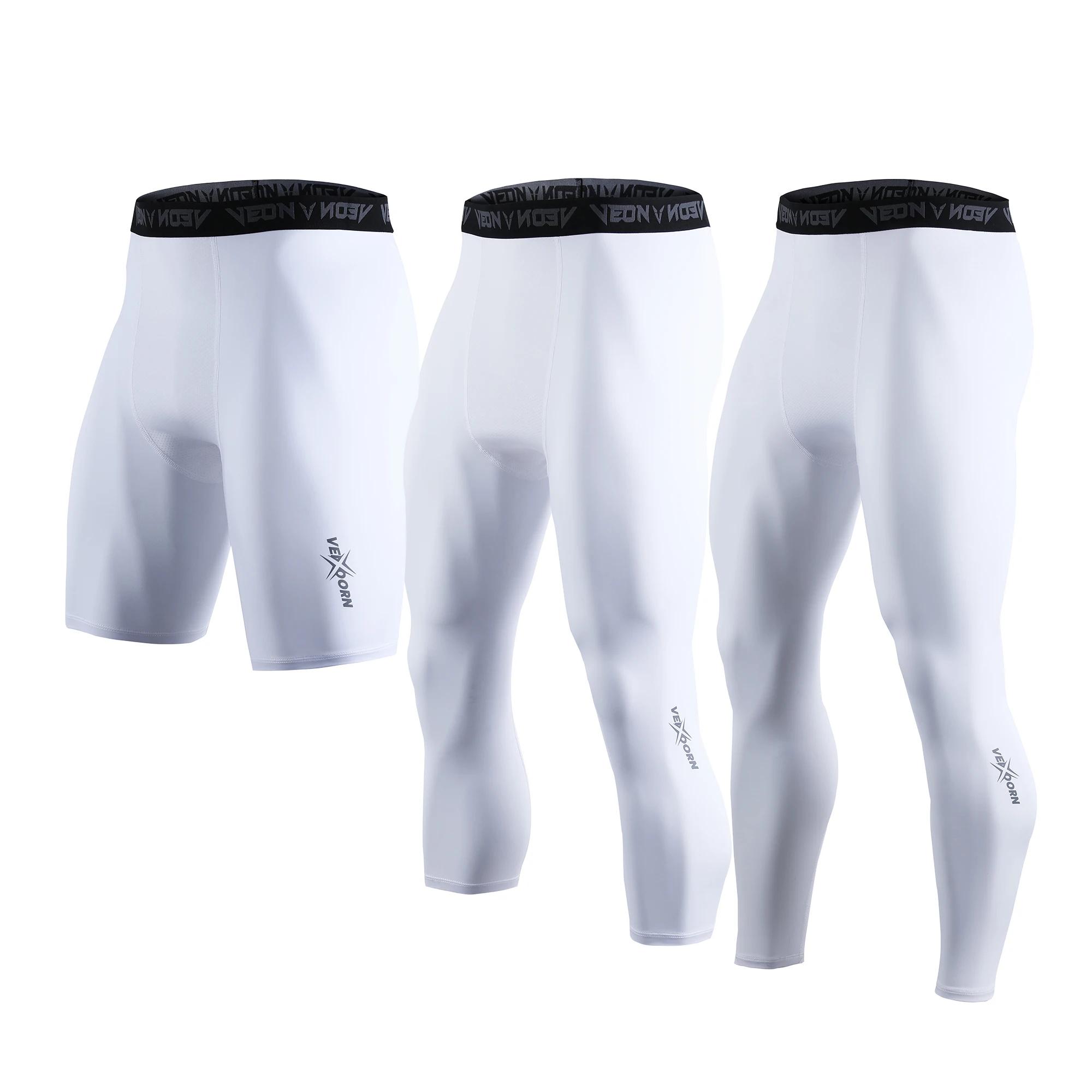 Pantalons de Compression pour hommes, collants Cool et secs, couche de base de sport, collants de co