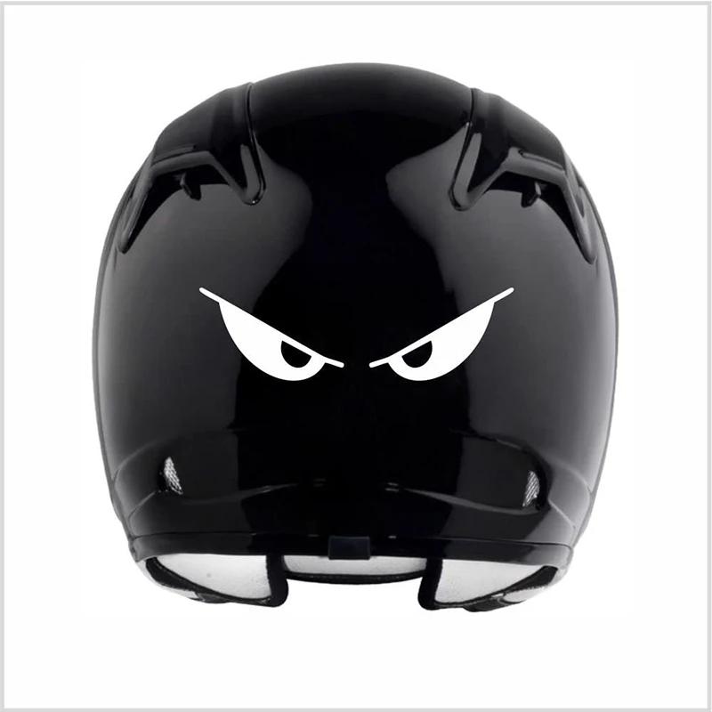 Autocollant réfléchissant en forme d'oeil maléfique pour casque de moto, autocollant de décoration p