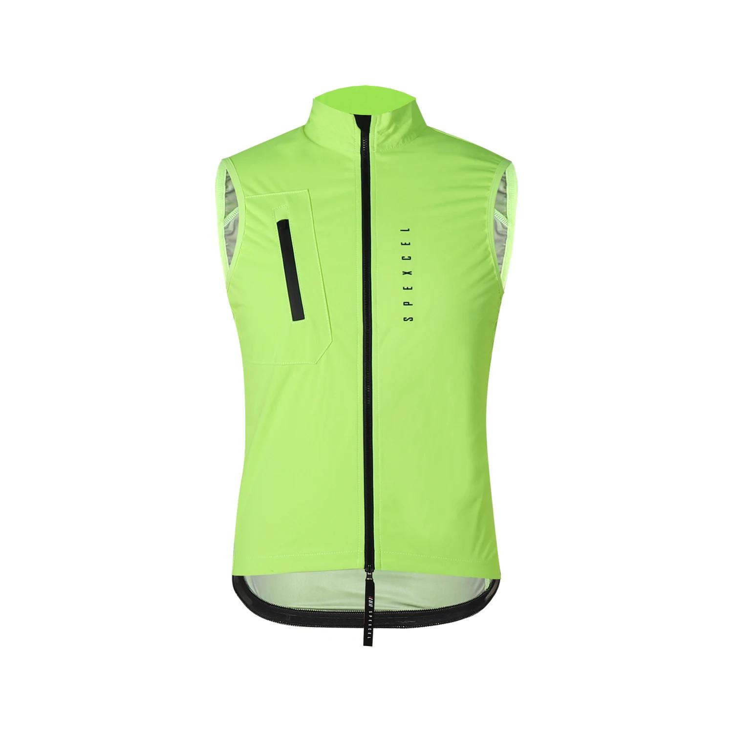 SPEXCEL 22-Veste de vélo Pro Fit imperméable et coupe-vent, veste de vélo en tissu glacé, fermeture