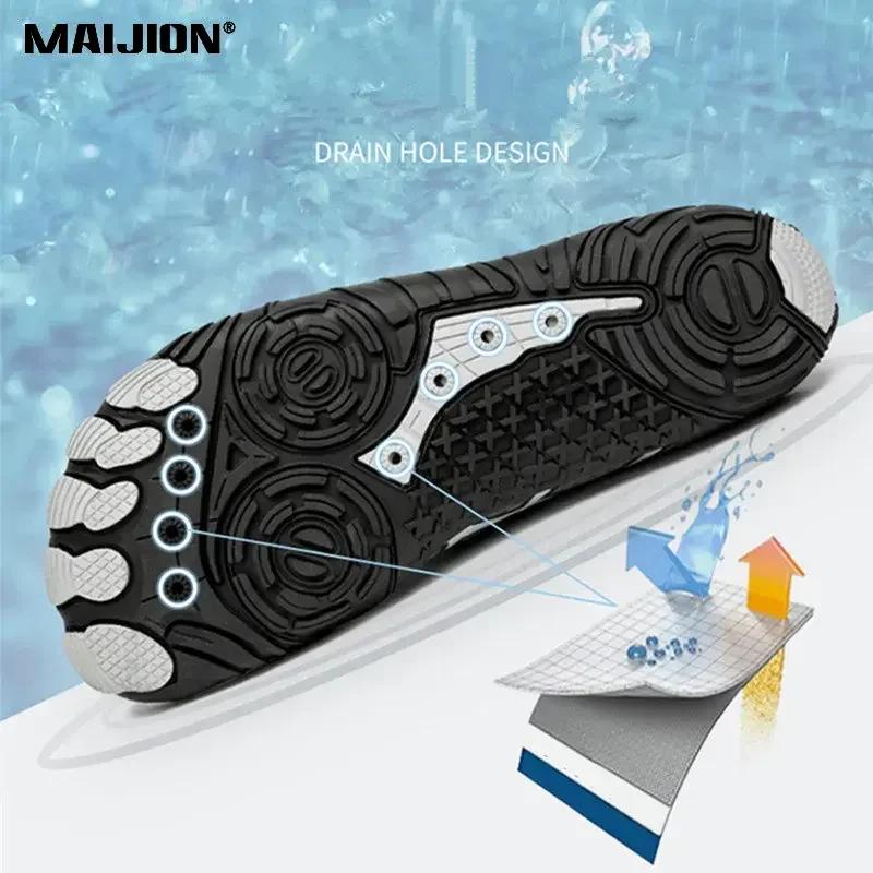 Chaussures aquatiques pour hommes et femmes, antidérapantes, séchage rapide, légères, pour la marche