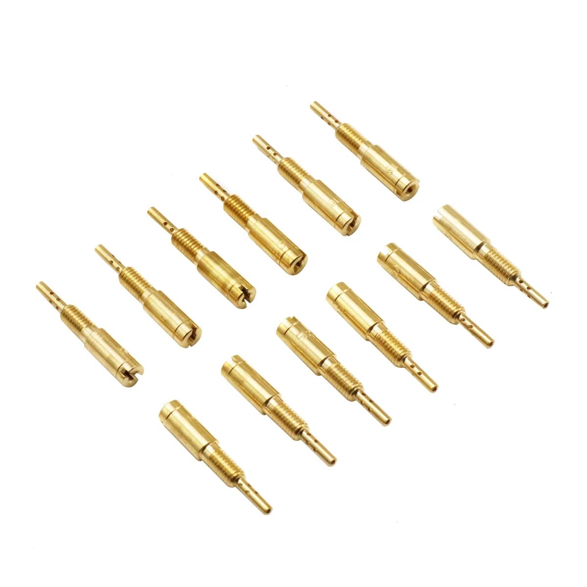 ZSDTRP 12 pièces Mikuni carburateur pilote Jets Jet lent pour Mikuni HS40 HSR42/45/48 RS34-RS40 TM33