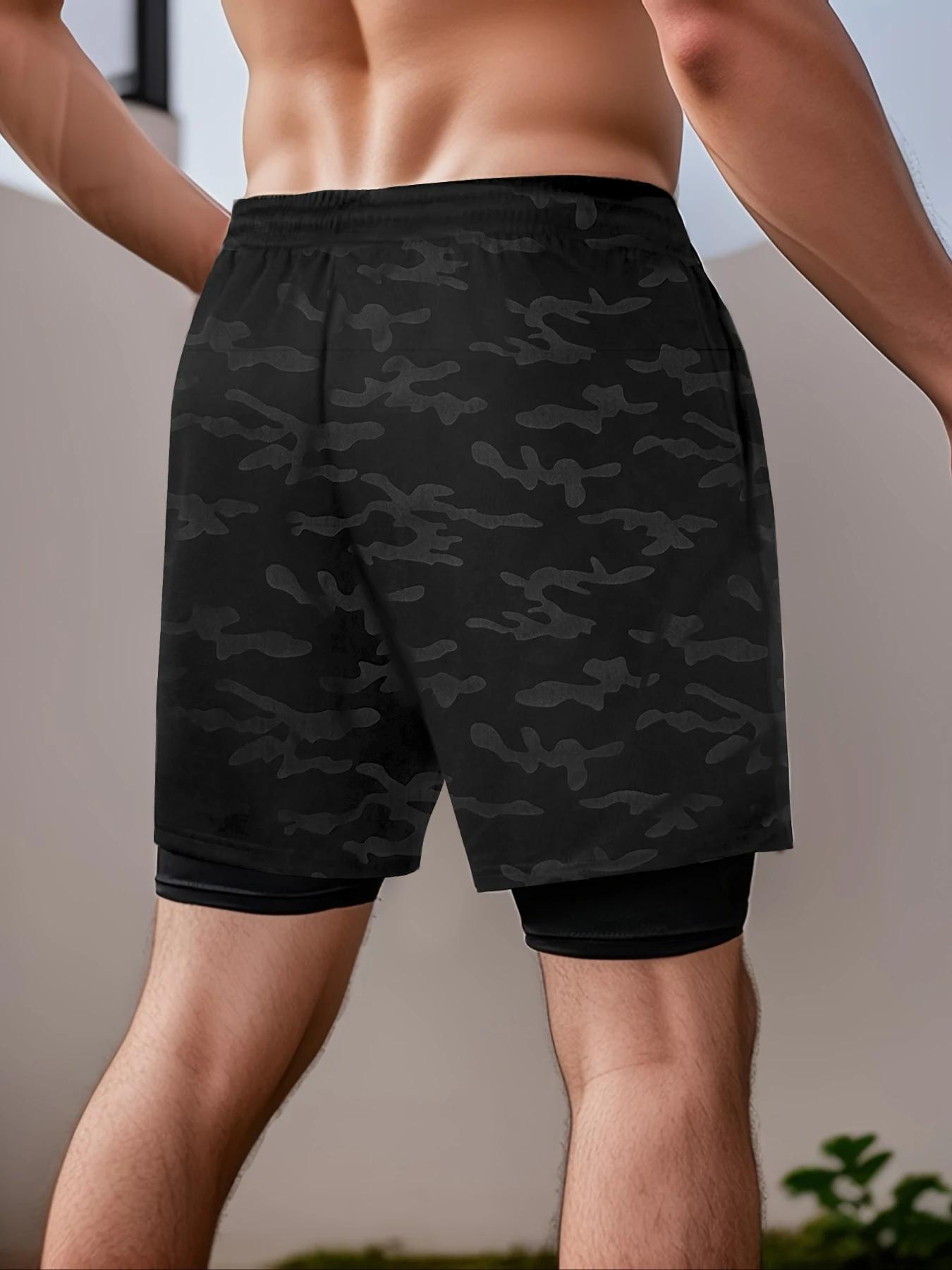 Objectifs respirants à double couche pour hommes, objectifs de sport respirants à séchage rapide