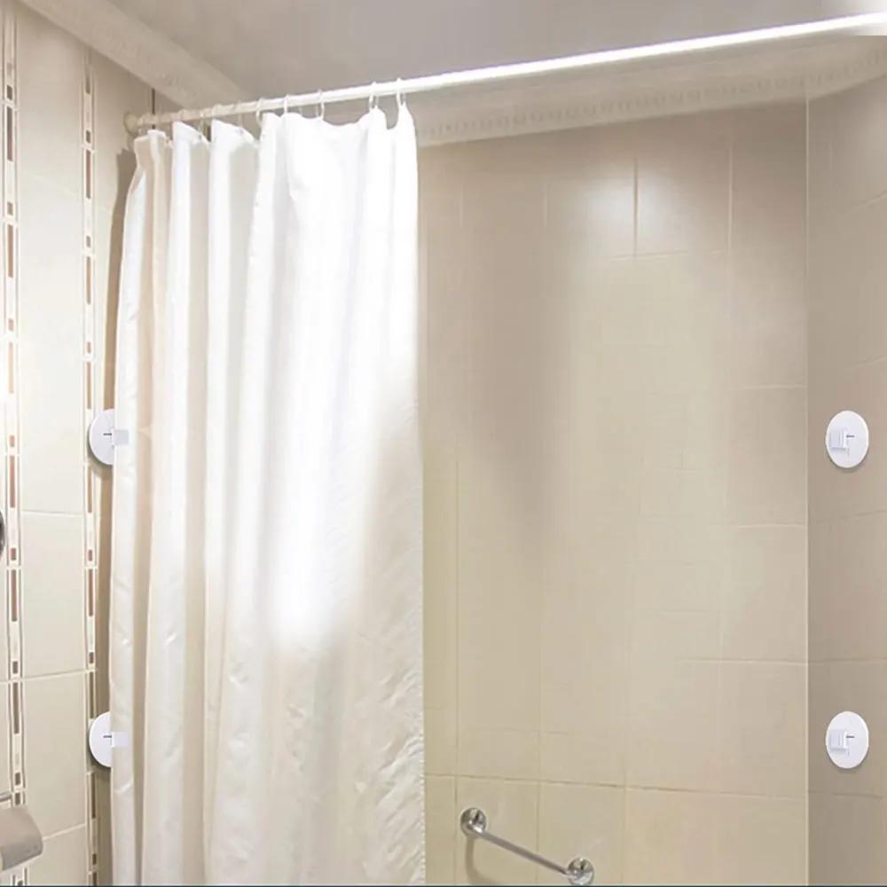 Clips pour rideaux de douche, 4 pièces, coupe-vent, protection contre les éclaboussures, Clips pour
