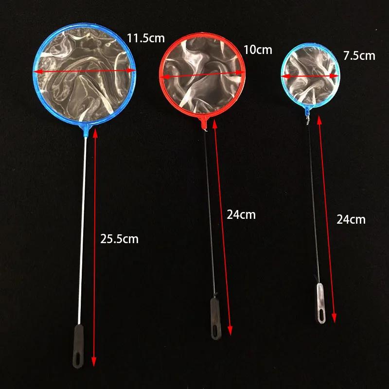 Accessoires d'aquarium à mailles fines, 2 pièces, poignée en acier inoxydable, filet de pêche pour A