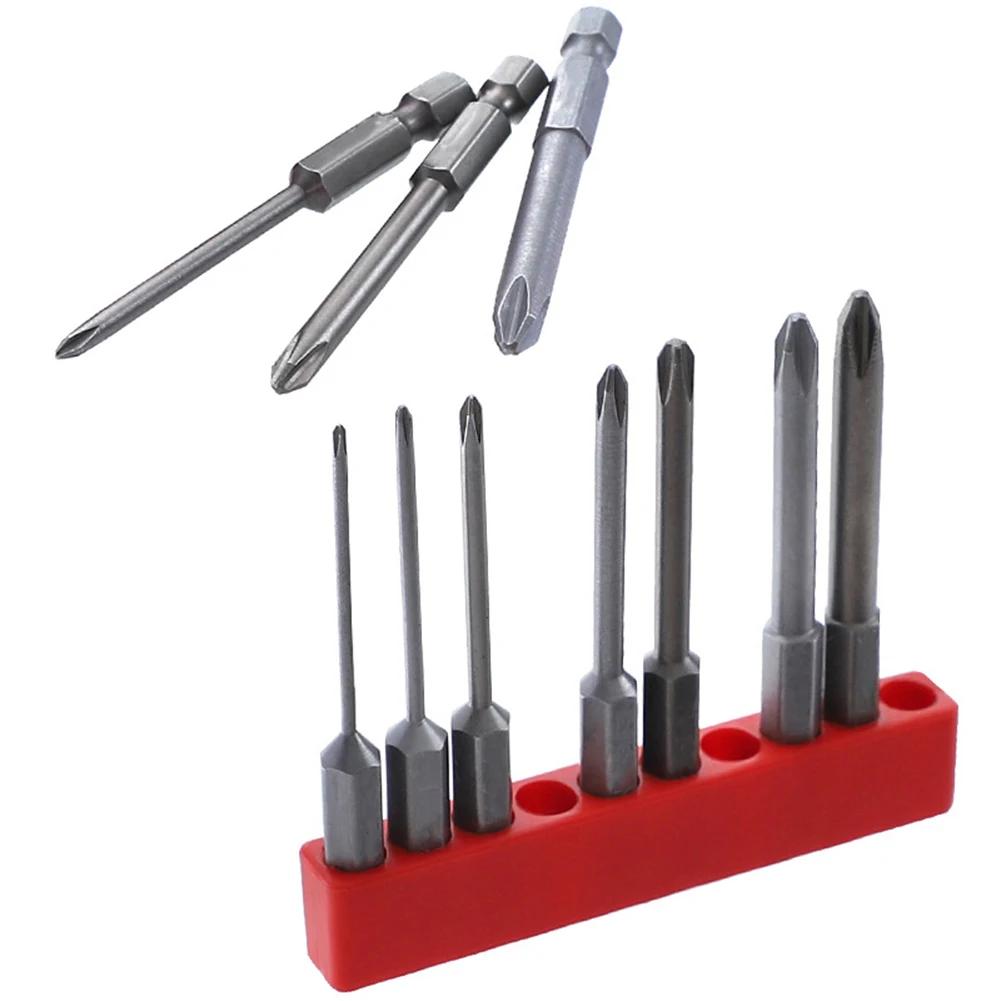 10 pièces 65mm magnétique 1/4 pouces Hex électrique tournevis cruciforme embouts PH00 PH0 PH1 PH2 ti