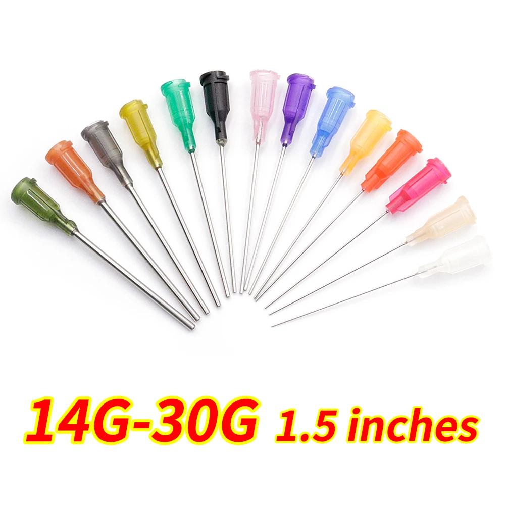 Aiguille de distribution de 14G-30G 38mm, aiguille de distribution de 1.5 pouces utilisée pour rempl