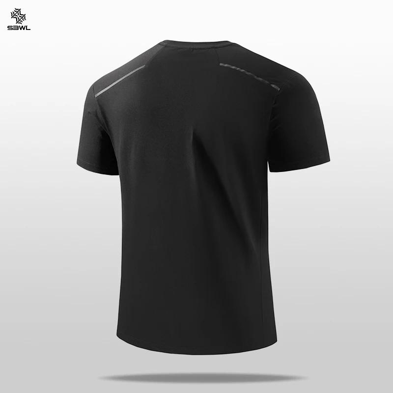 SBWL 2025 été hommes nouveau en plein air course fitness séchage rapide sport T-shirt de haute quali
