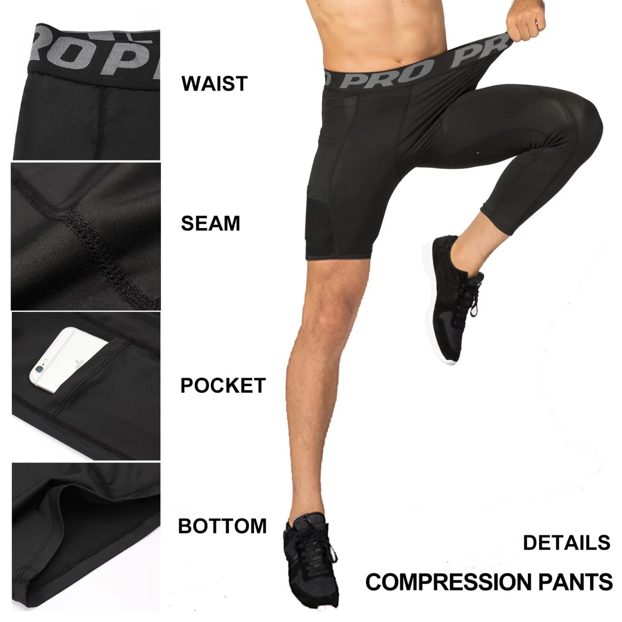 Collants de Compression à une jambe, pour basket-ball, manches de jambe, Capri, couche de Base athlé
