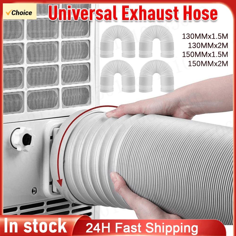 130 150mm tuyau d'extension de conduit télescopique Flexible Mobile climatiseur tuyau d'échappement