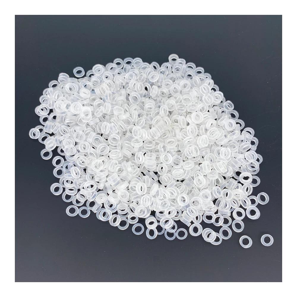 10 g/lot bandes d'appâts en caoutchouc de pêche pour appâts de ver de sang de 3mm à 10mm bande élast