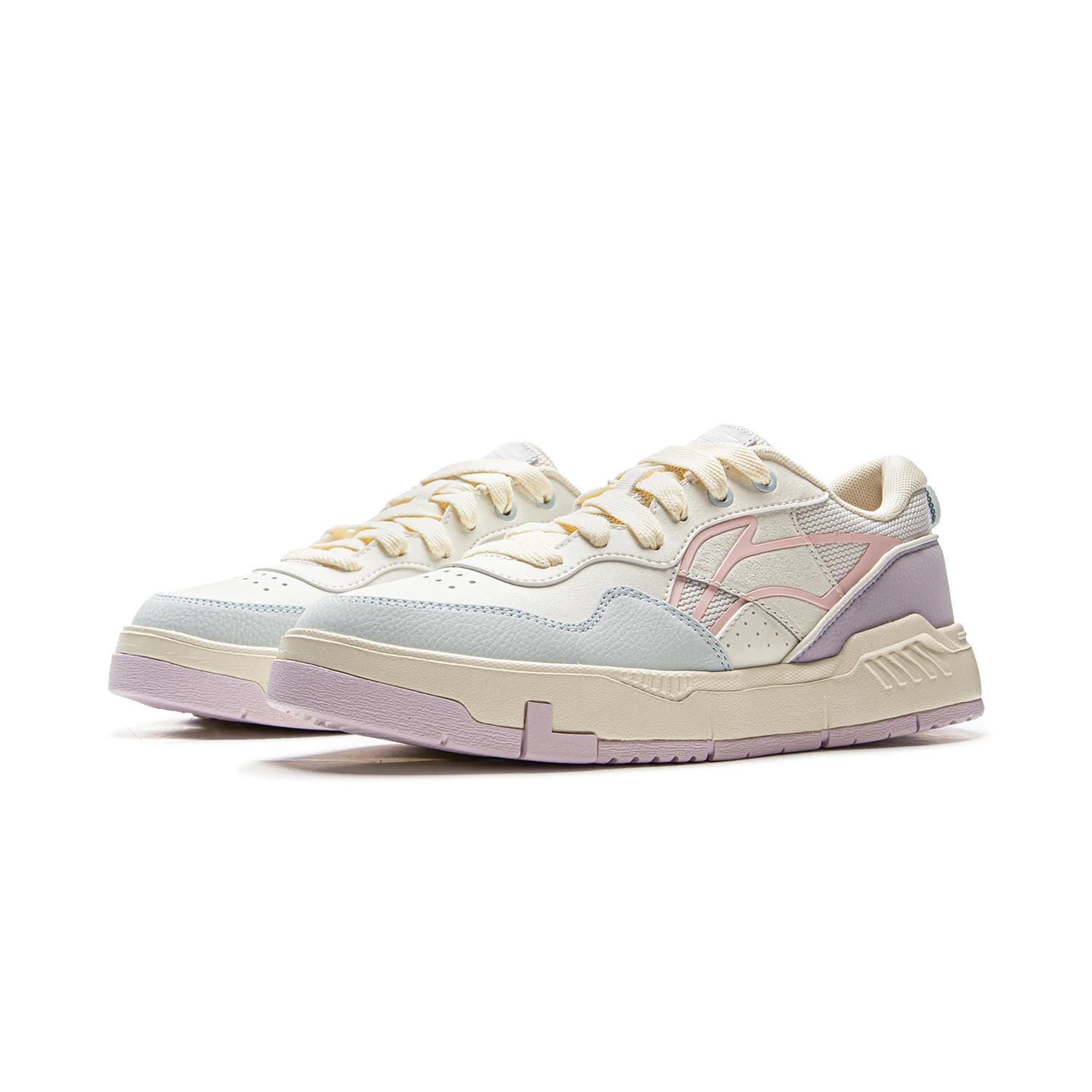 Li-Ning COMMON 80S – chaussures de style de vie pour femmes, à double coussin, confortables, souples