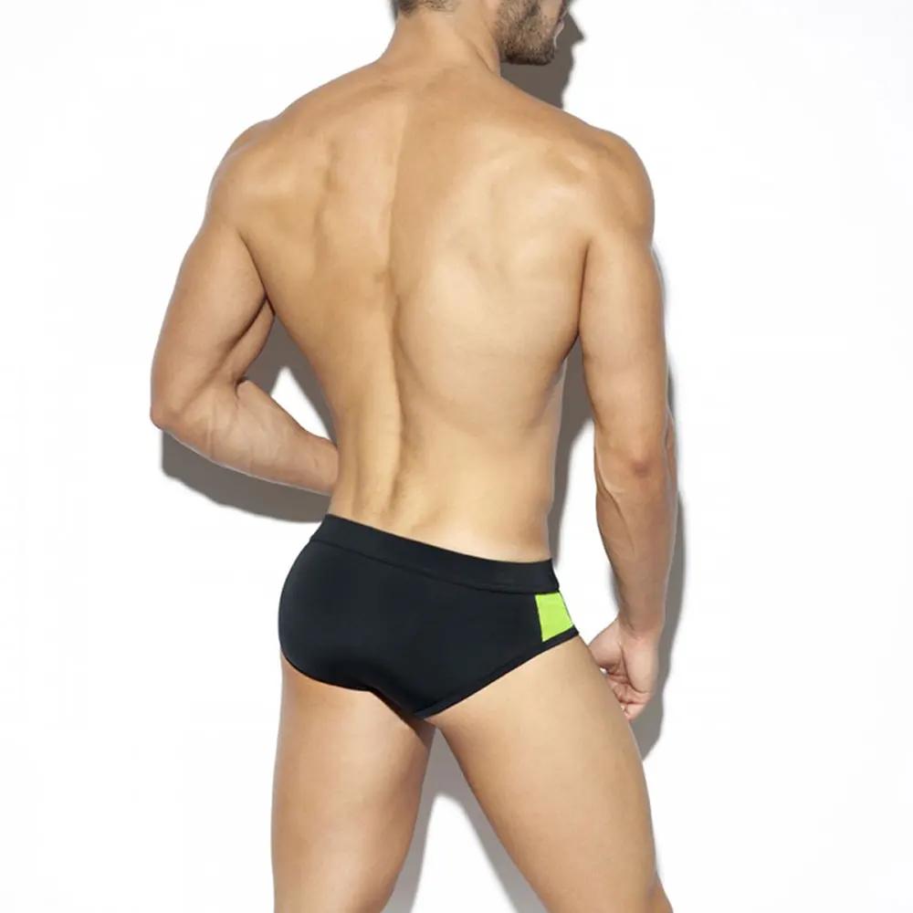 Slip de bain sexy pour hommes avec fermeture éclair - Maillot triangle plage et surf été