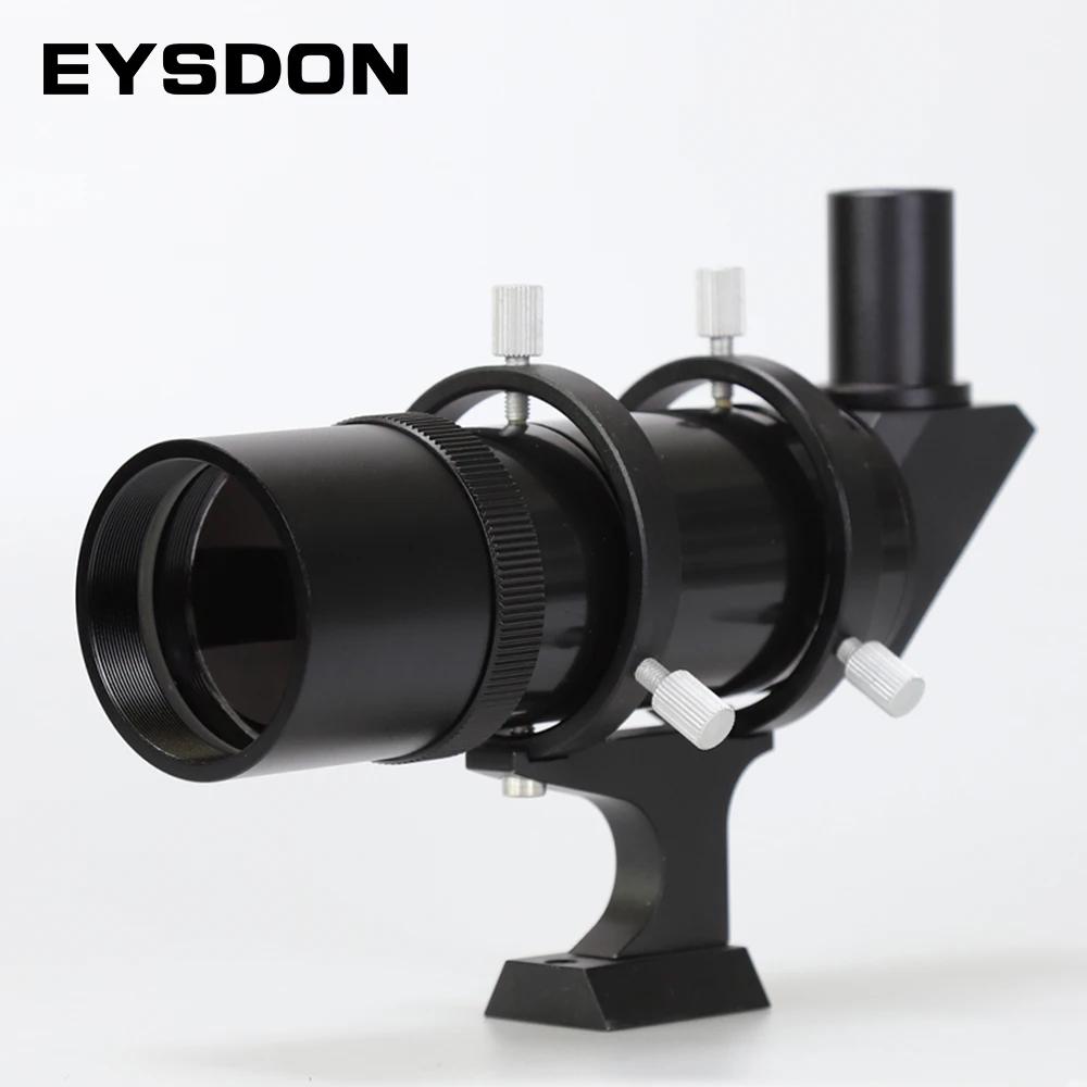 EYSDON 9x50mm portée de recherche d'image correcte à Angle droit OTA avec anneaux de guidage de serr