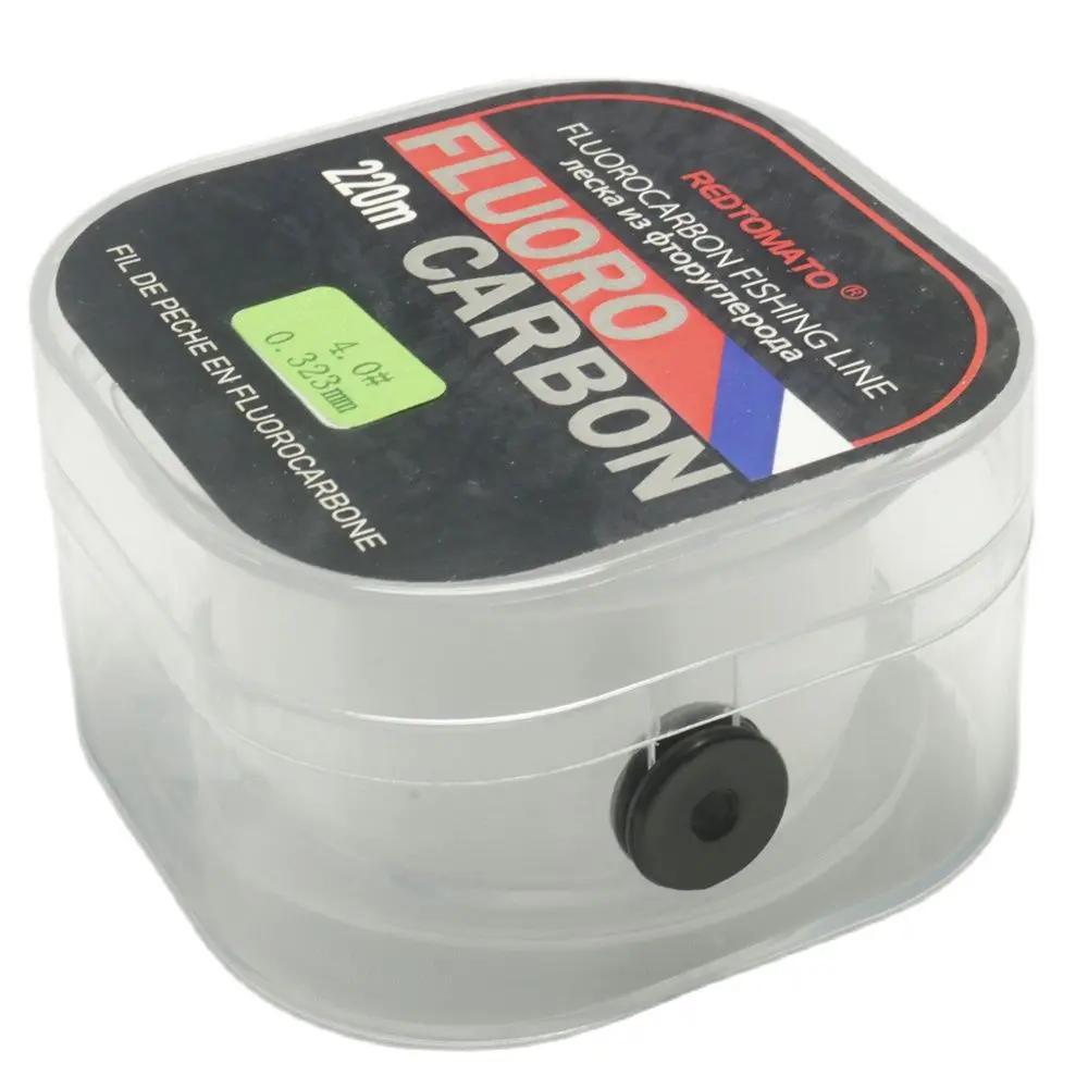 Ligne de pêche souple fluorocarbone 220m, monofilament en fibre de carbone japonaise, ligne de relan