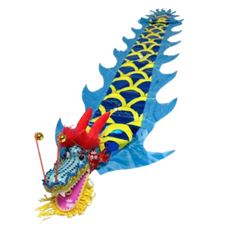 Jouets de danse du Dragon chinois pour enfants, 1.5/2/3/5 mètres, cadeaux de noël, Festival de danse