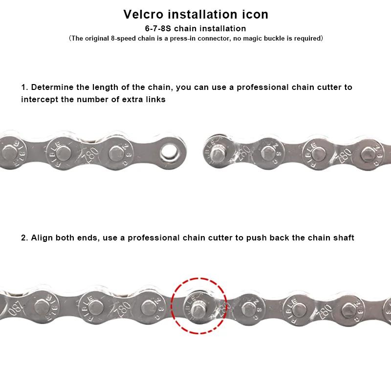 Ensemble d'outils de réparation de vélo, vérificateur d'usure de chaîne, Joint de vitesse 6/7/8/9/10