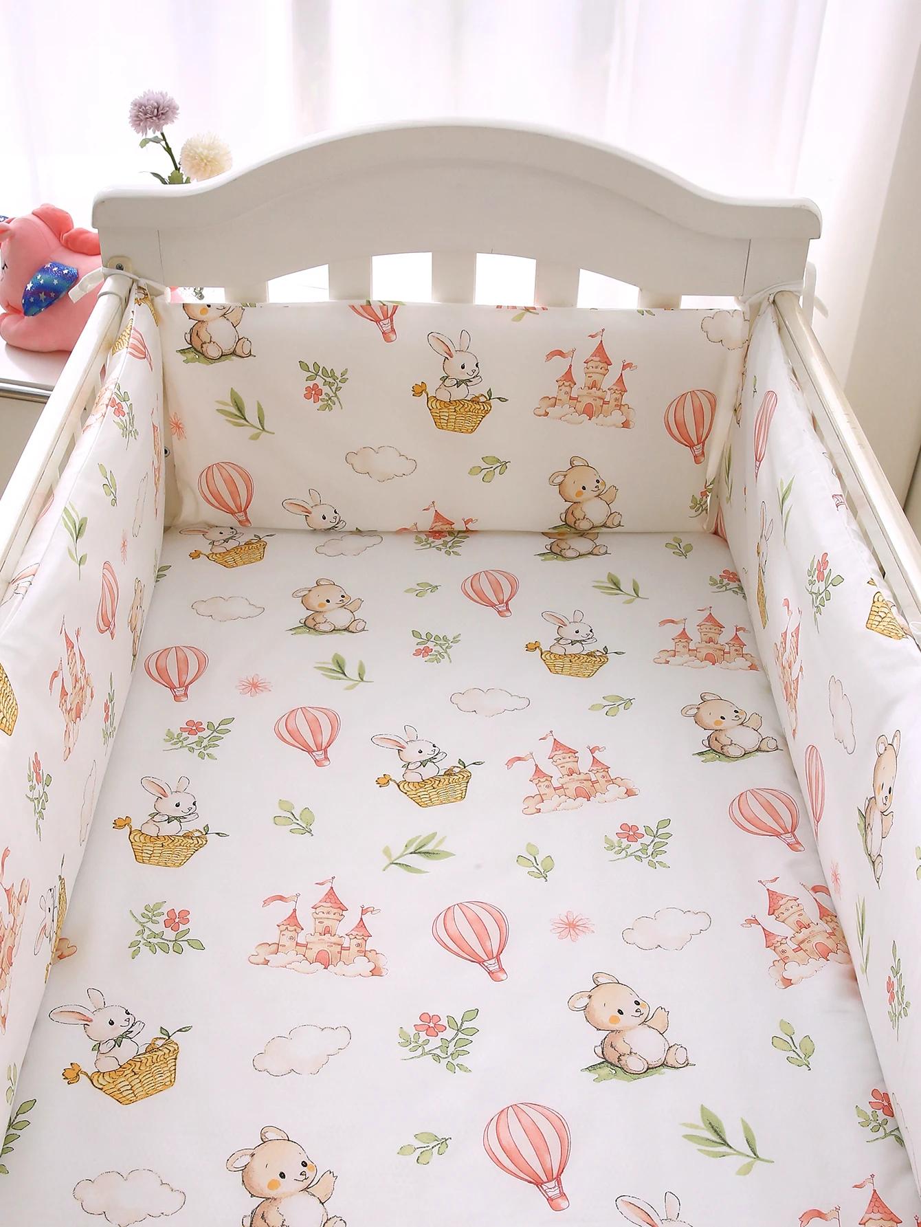 Rail de protection pour berceau de bébé, rembourrage doux, doublure de pare-chocs pour berceau de bé