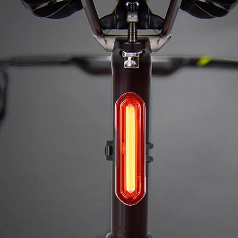 Feu arrière de cyclisme en plein air, chargeur USB, feux d'avertissement Led pour vélo de montagne,