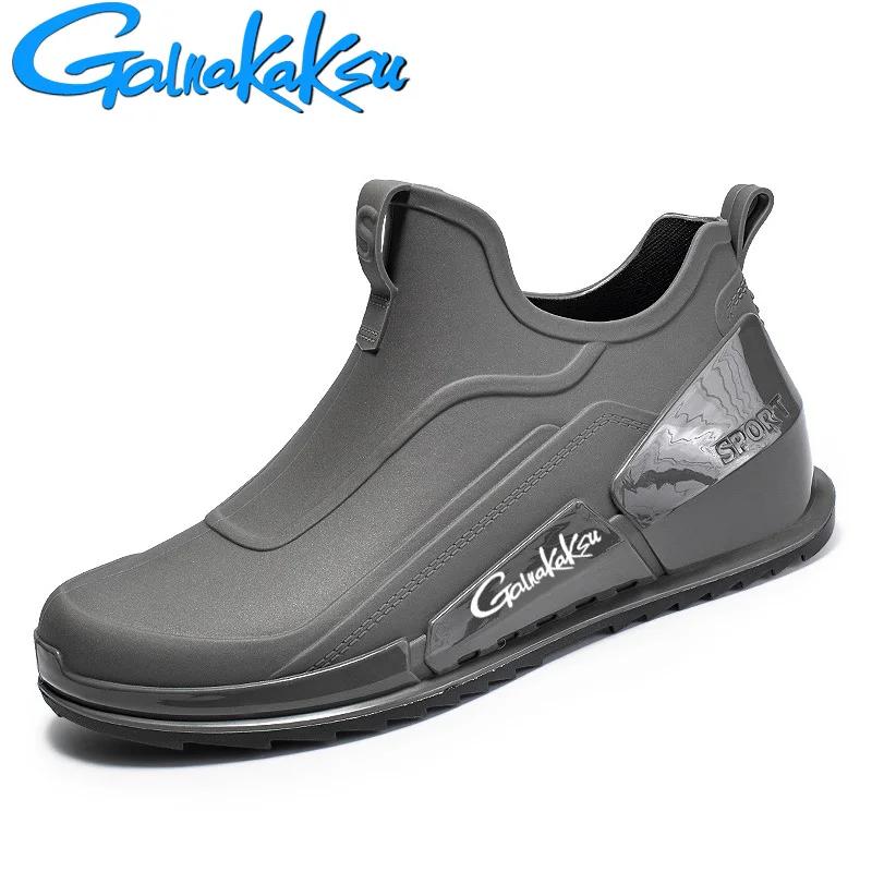 Chaussures d'eau de pêche pour hommes, antidérapantes, imperméables, pour l'extérieur, légères en ca
