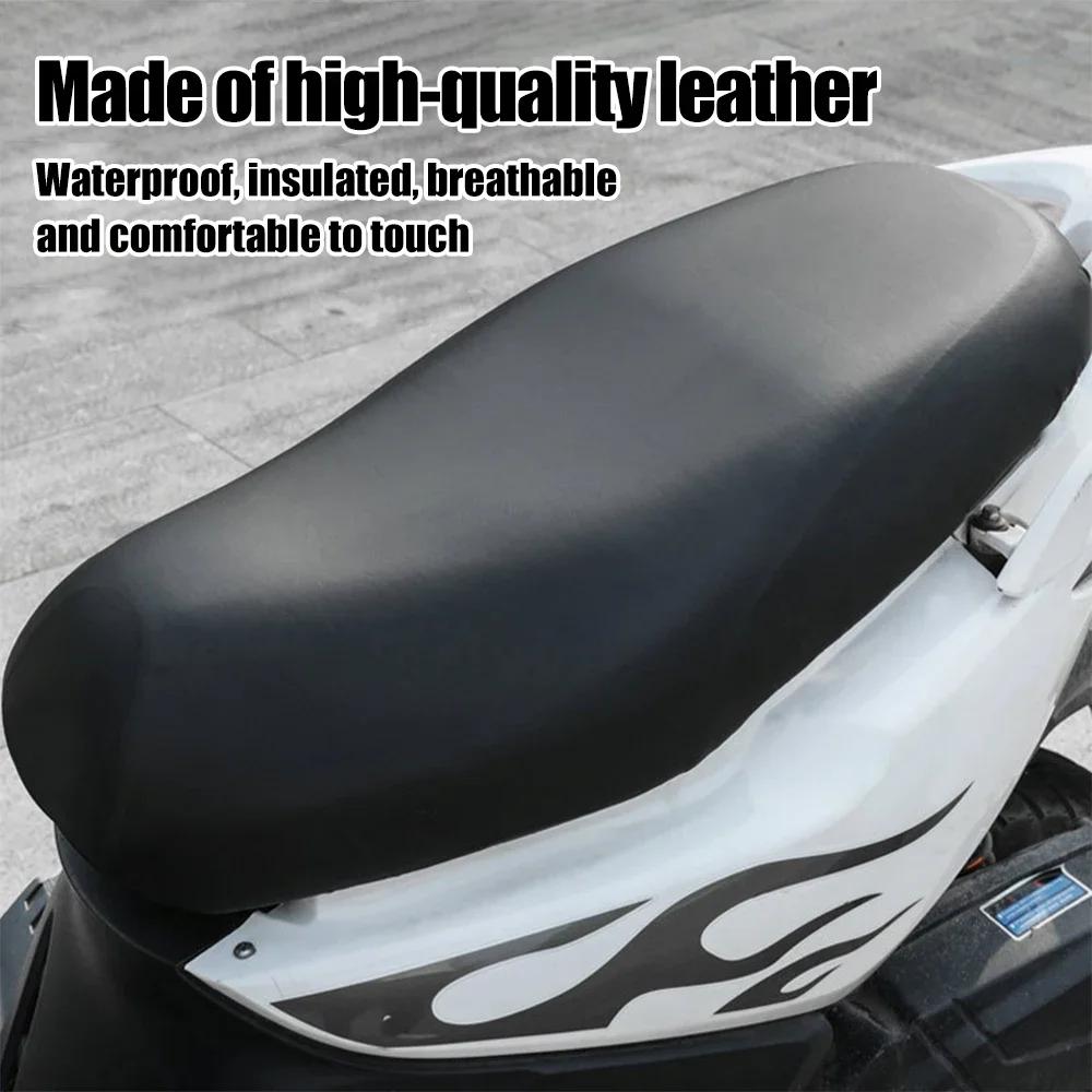 Housse de siège de moto imperméable et respirante en cuir, housse de coussin en maille 3D, protectio