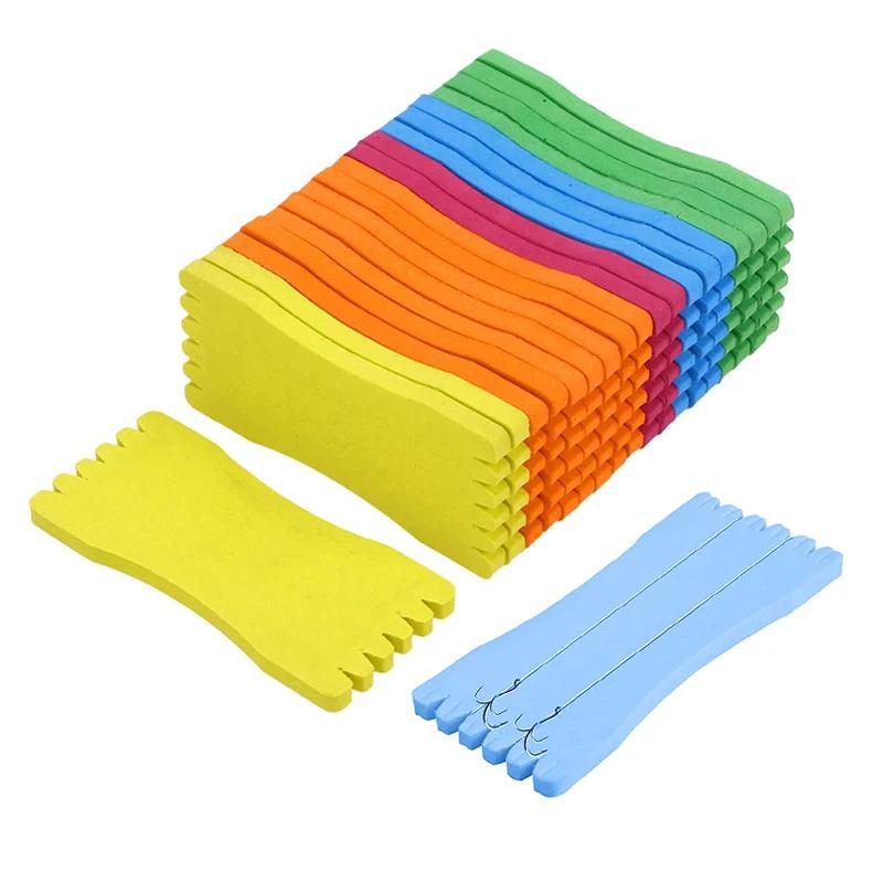 Bobines de mousse de pêche, 10 pièces, planche d'enroulement de ligne, support de plate-forme, acces