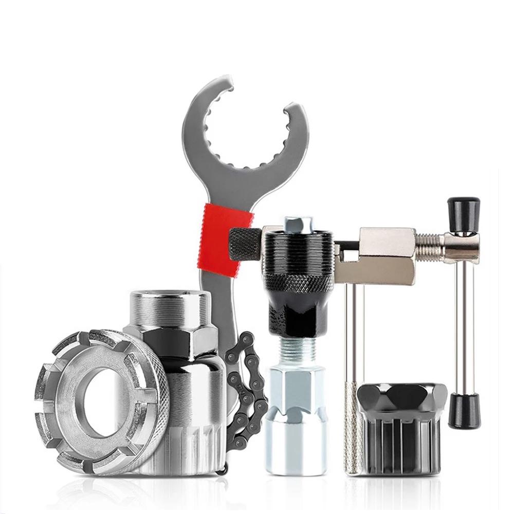 Kits d'outils de réparation de vélo, disjoncteur de chaîne, dissolvant de volant d'inertie, extracte