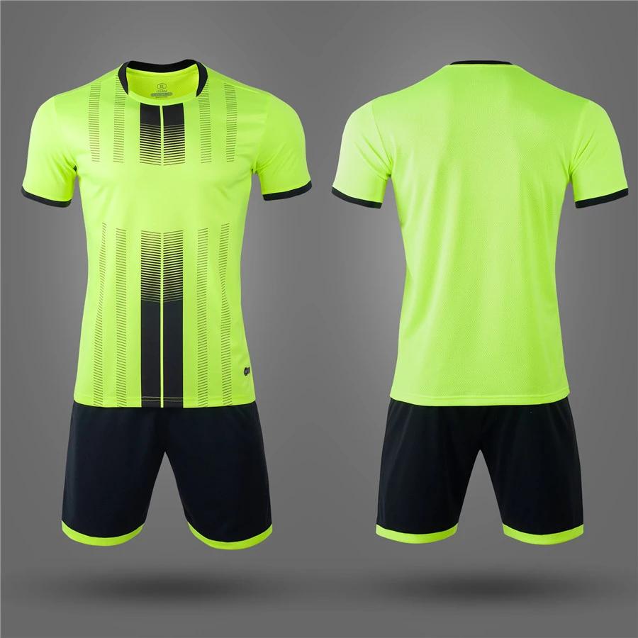 Ensemble de Football pour hommes, femmes et enfants, uniforme de volley-ball à manches courtes, mail